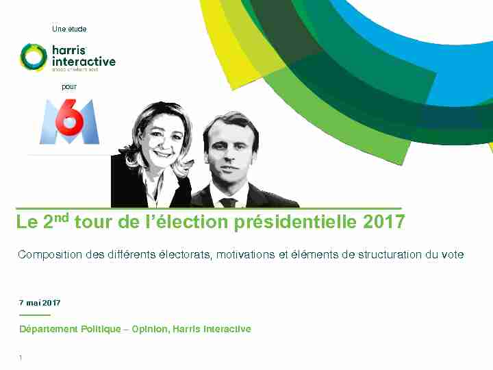 Le 2nd tour de lélection présidentielle 2017 - Composition des