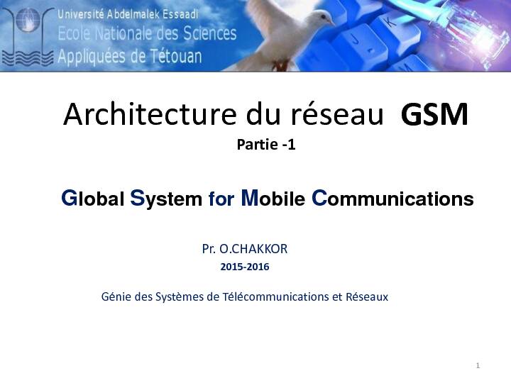 [PDF] Architecture du réseau GSM Partie -1
