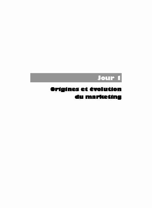 [PDF] Origines et évolution du marketing - Éditions Ellipses