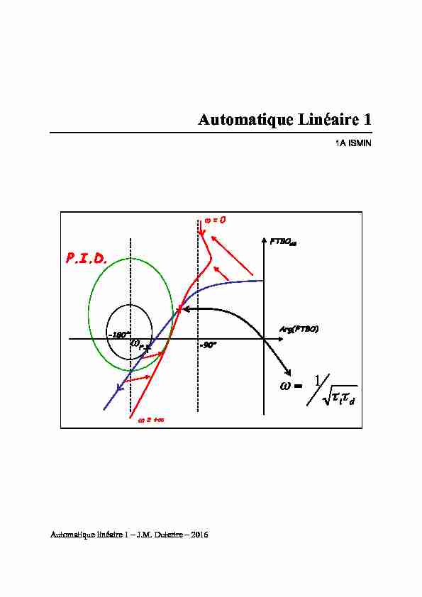 [PDF] Automatique Linéaire 1