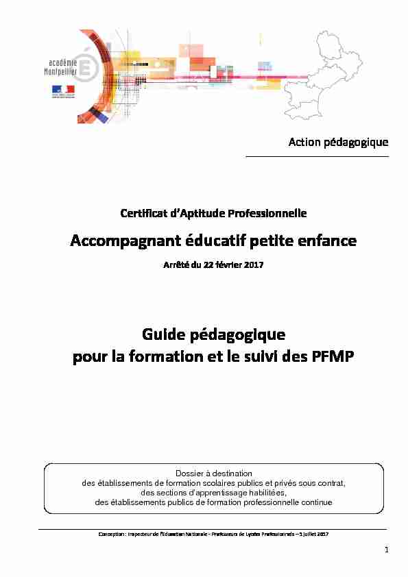 [PDF] Accompagnant éducatif petite enfance Guide pédagogique pour la