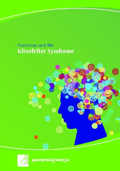 Hormones and Me Klinefelter Syndrome
