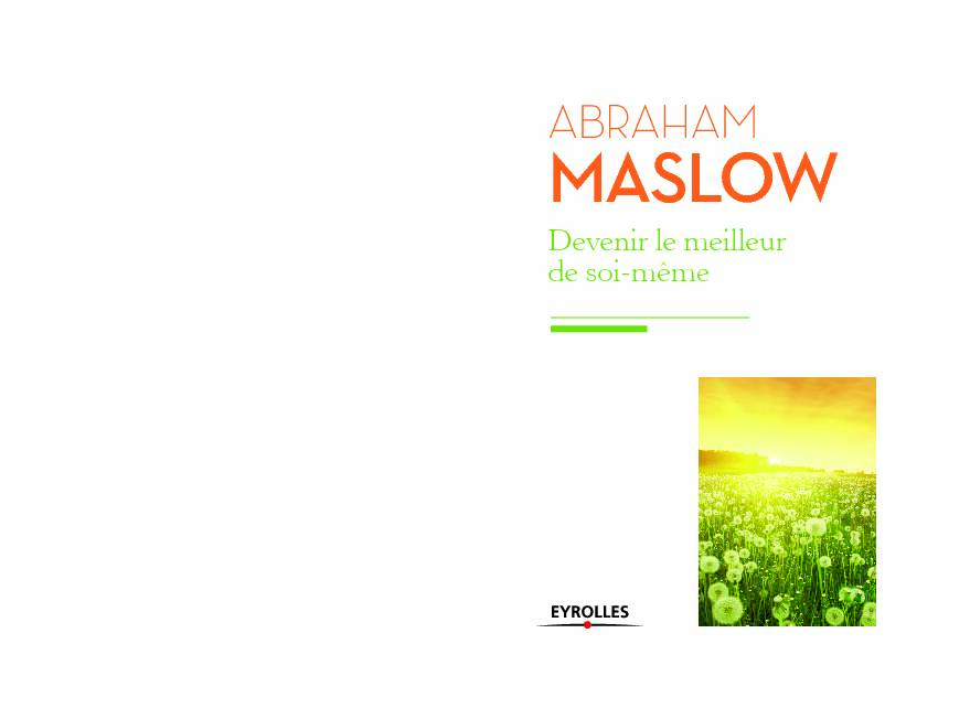 [PDF] MASLOW - Numilog