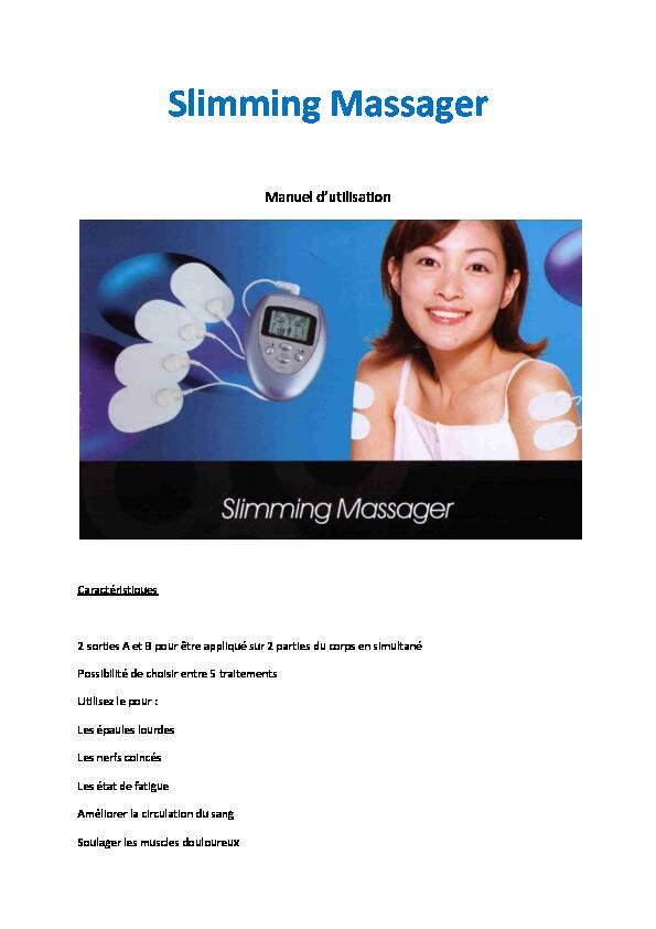 [PDF] Slimming Massager - Shop-Story