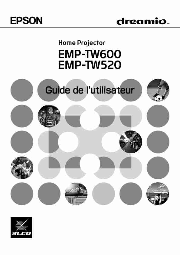 EPSON EMP-TW600/EMP-TW520 Users Guide