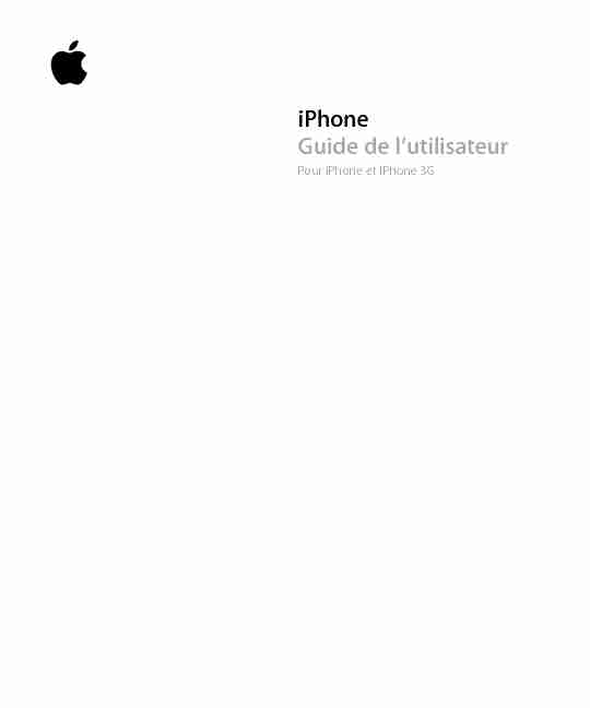 Notice Apple iPhone 3GS