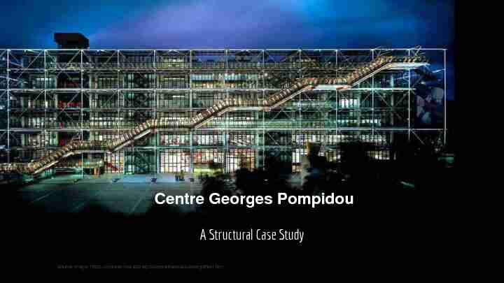 Centre Georges Pompidou - Texas A&M University School of