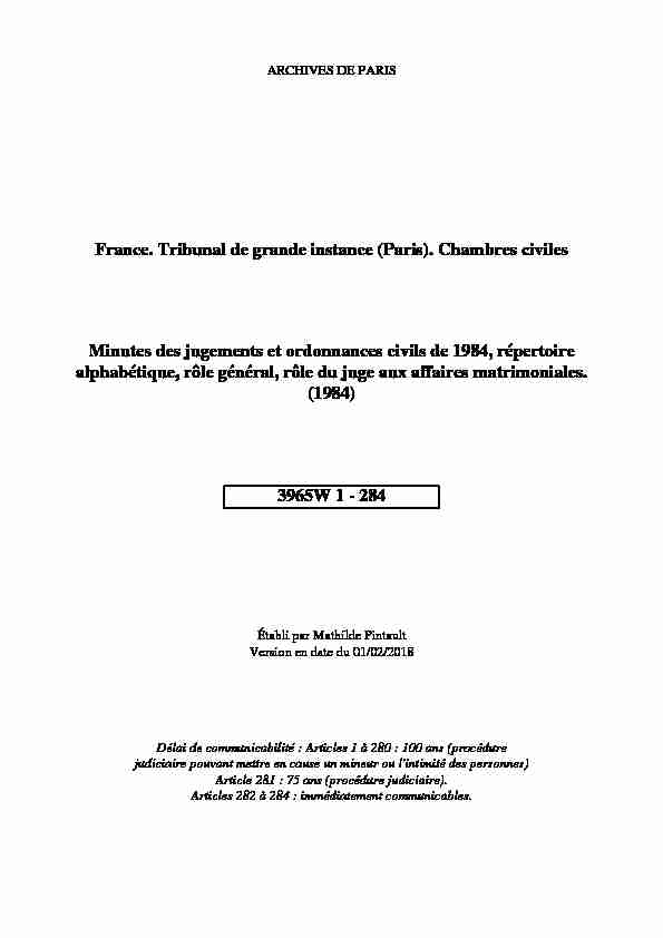 Searches related to archives tribunal de grande instance filetype:pdf