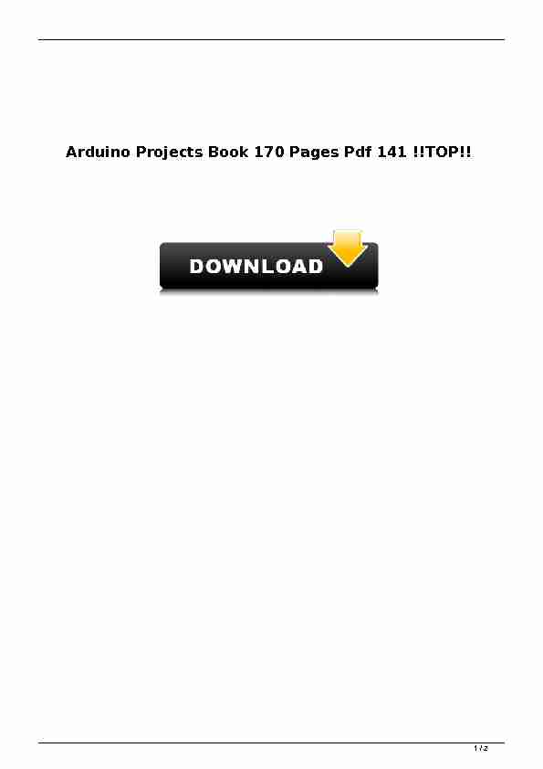 Arduino Projects Book 170 Pages Pdf 141