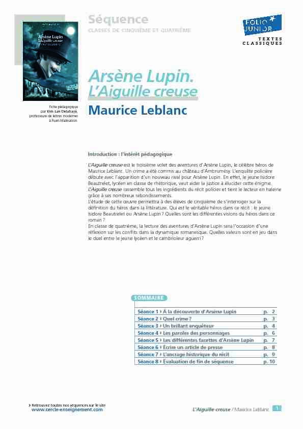 Arsène Lupin.