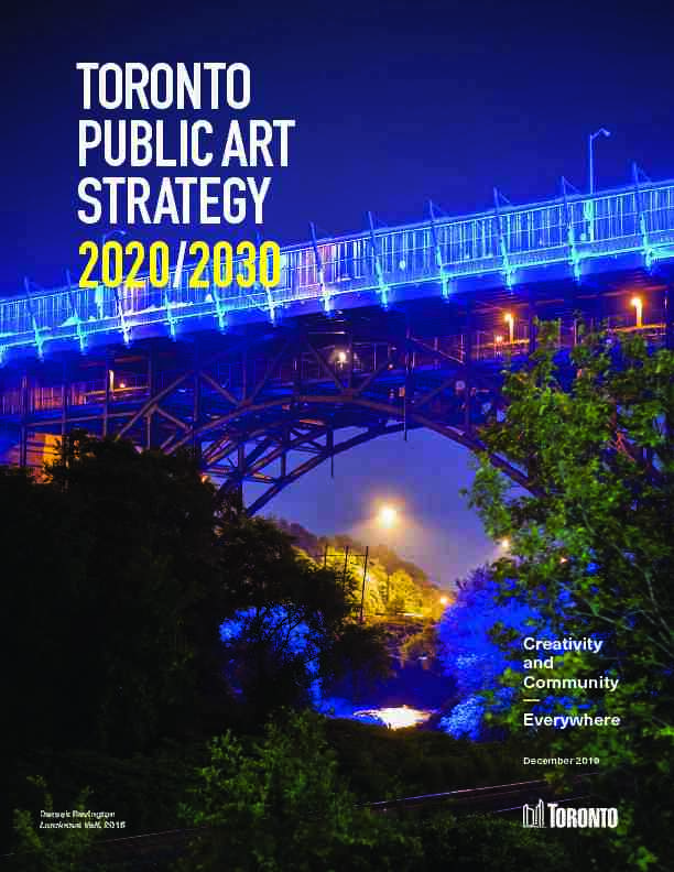 Toronto Public Art Strategy (2020-2030)