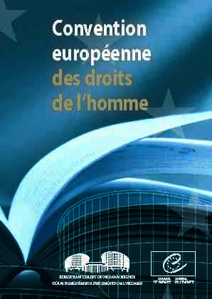 Convention européenne des droits de l'homme - cndp-marocorg