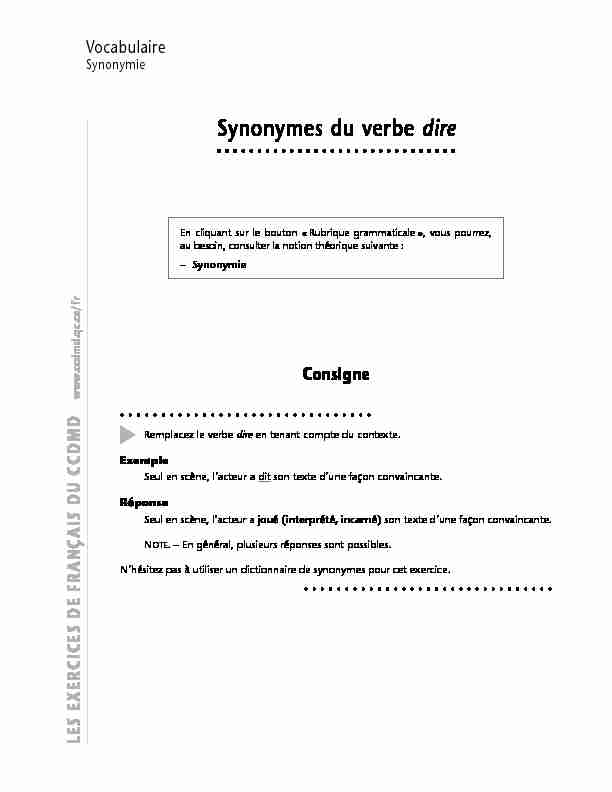 [PDF] 50Syn dire - CCDMD
