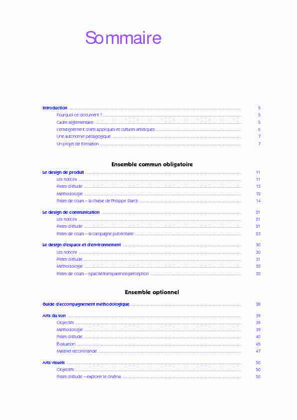 Searches related to séquences arts appliqués lycée professionnel filetype:pdf