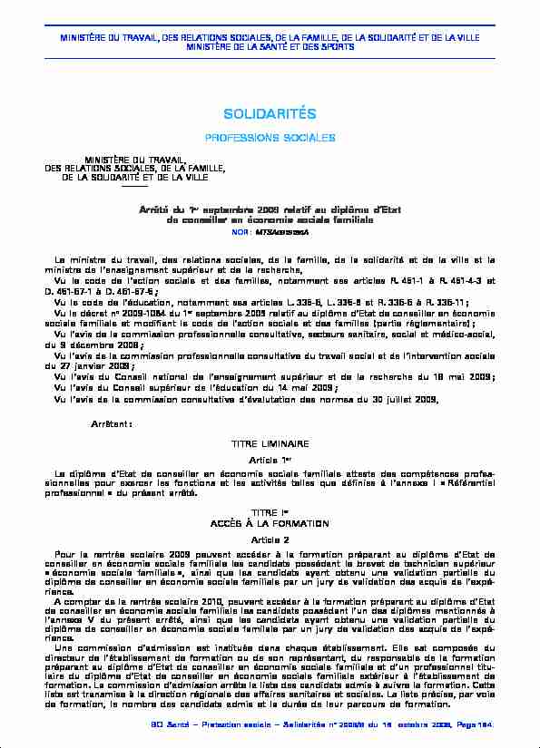 [PDF] SOLIDARITÉS - Ministère des Solidarités et de la Santé