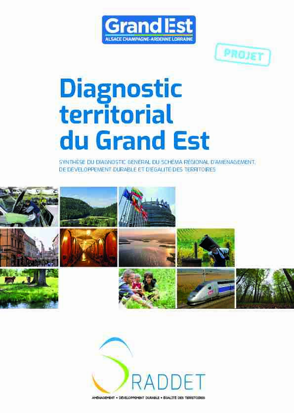 Diagnostic territorial du Grand Est
