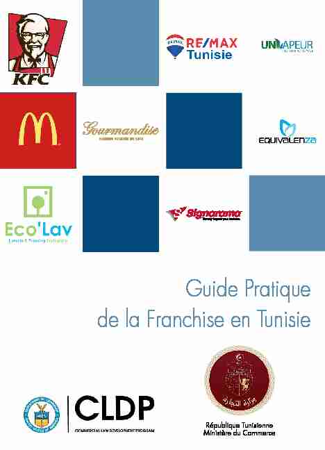 Guide Pratique de la Franchise en Tunisie