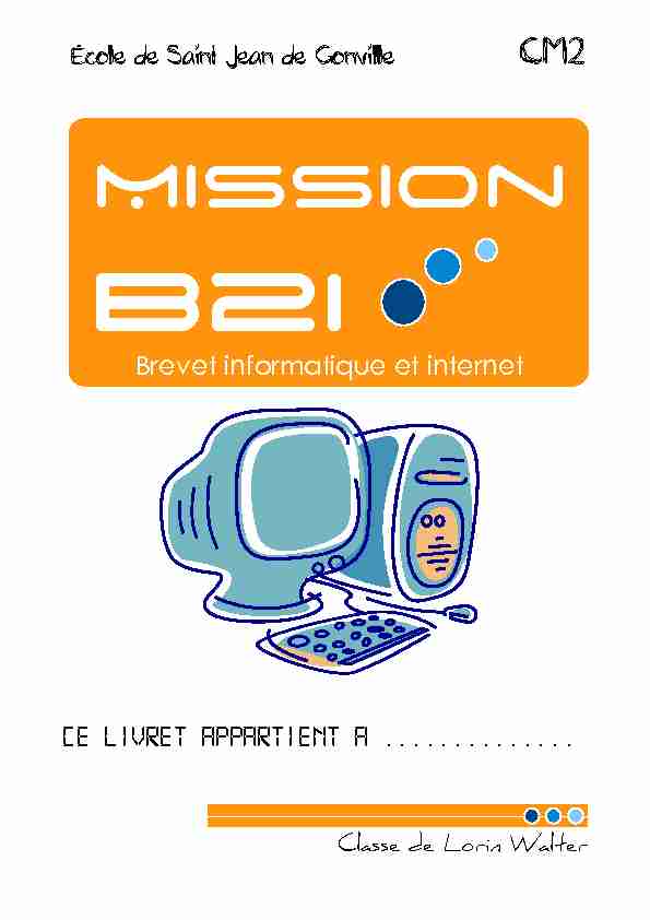 [PDF] Mission B2i - Mon école