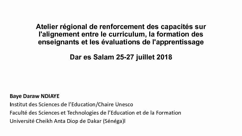 [PDF] Sénégal - Education 2030 en Afrique