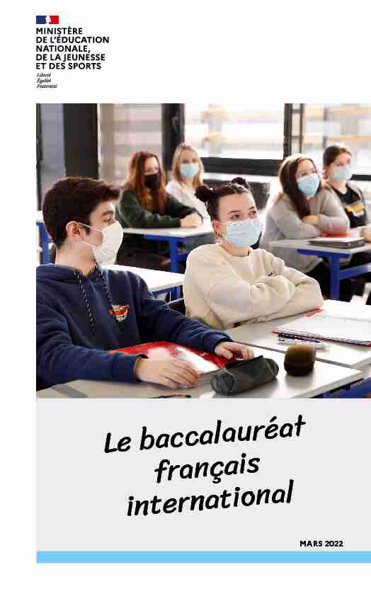 Le baccalauréat français international