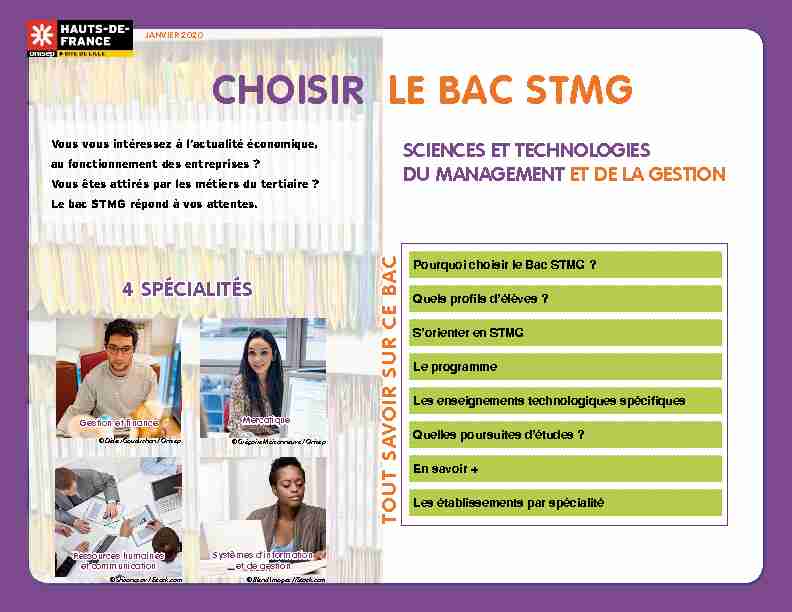 [PDF] CHOISIR LE BAC STMG