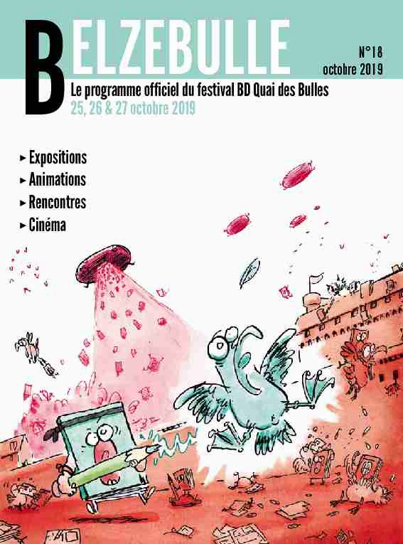 Le programme officiel du festival BD Quai des Bulles 25 26 & 27