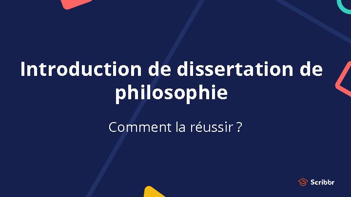 [PDF] Introduction de dissertation de philosophie  Scribbr