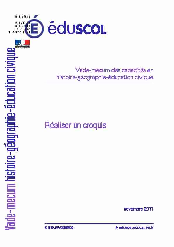 [PDF] Réaliser un croquis en histoire-géographie - TABLE DES MATIERES