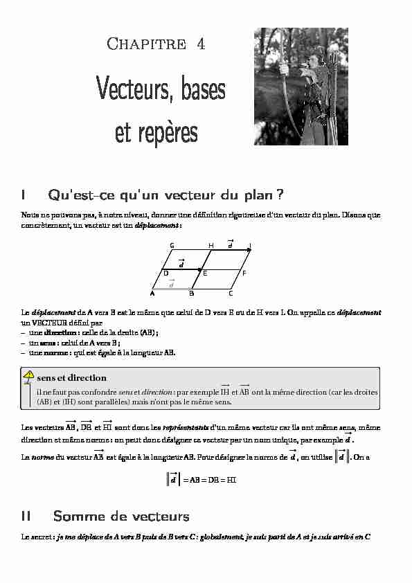 [PDF] Vecteurs bases et repères