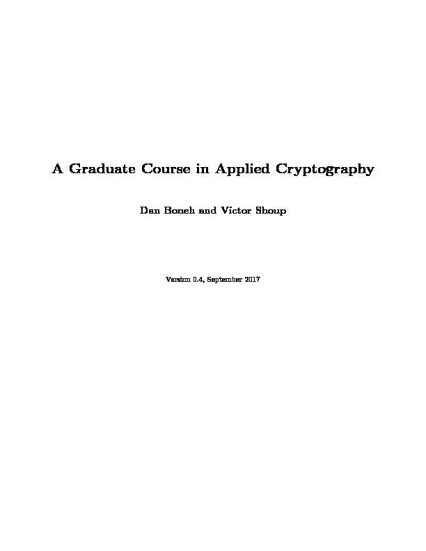 [PDF] Boneh-Shoup - Applied Cryptography Group