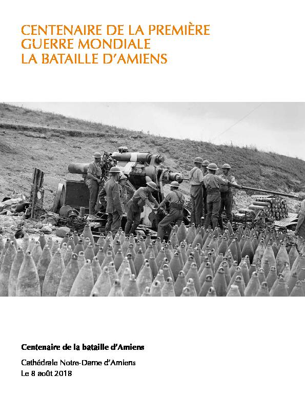 [PDF] Centenaire de la bataille dAmiens - GOVUK