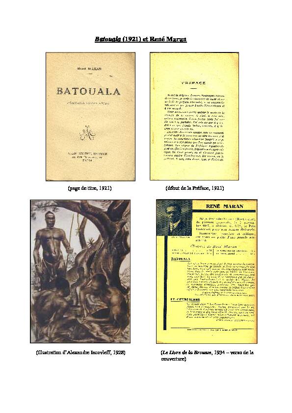 [PDF] Batouala (1921) et René Maran