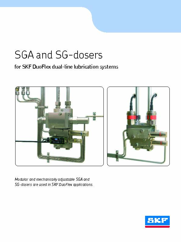 SGA and -dosers - SKF