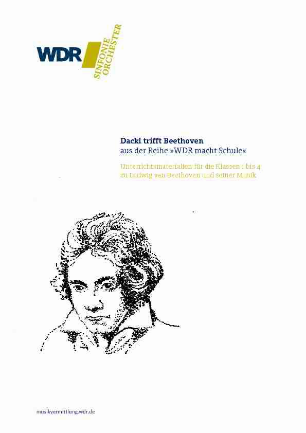 Dackl trifft Beethoven aus der Reihe »WDR macht Schule«