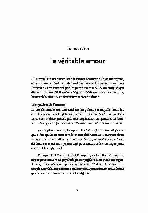 [PDF] Le véritable amour