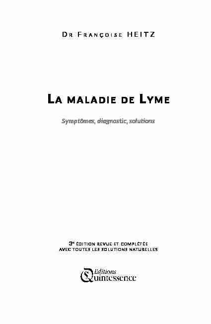 La maLadie de Lyme