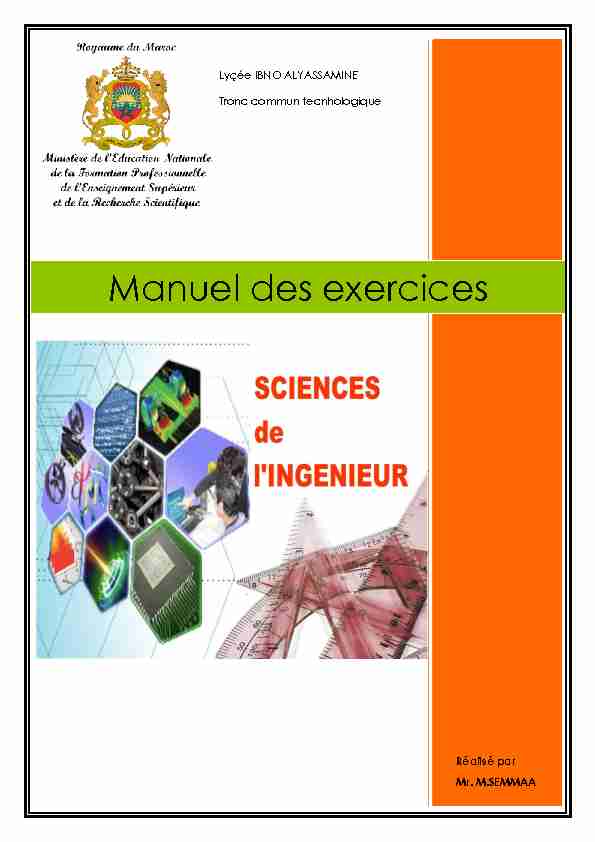 [PDF] Manuel des exercices - AlloSchool