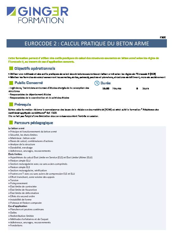 Searches related to calcul poutre béton armé eurocode 2 filetype:pdf