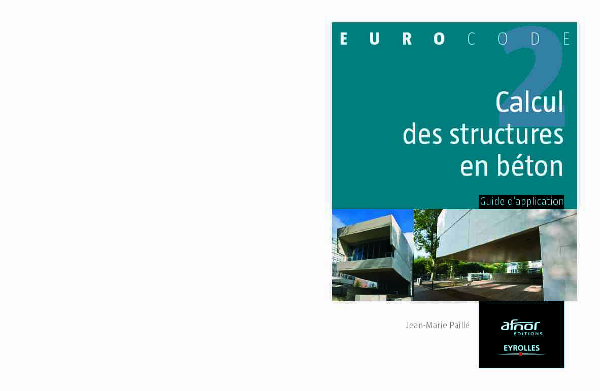[PDF] Guide des structures en béton : Guide dapplication : Eurocode 2