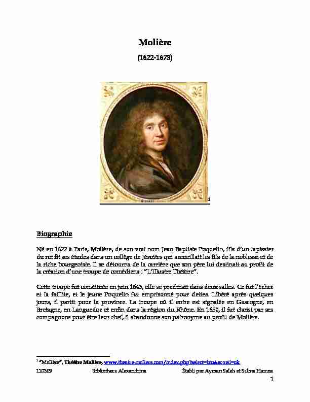 [PDF] Molière - Bibliotheca Alexandrina