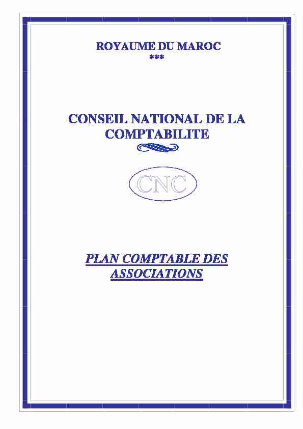CONSEIL NATIONAL DE LA COMPTABILITE