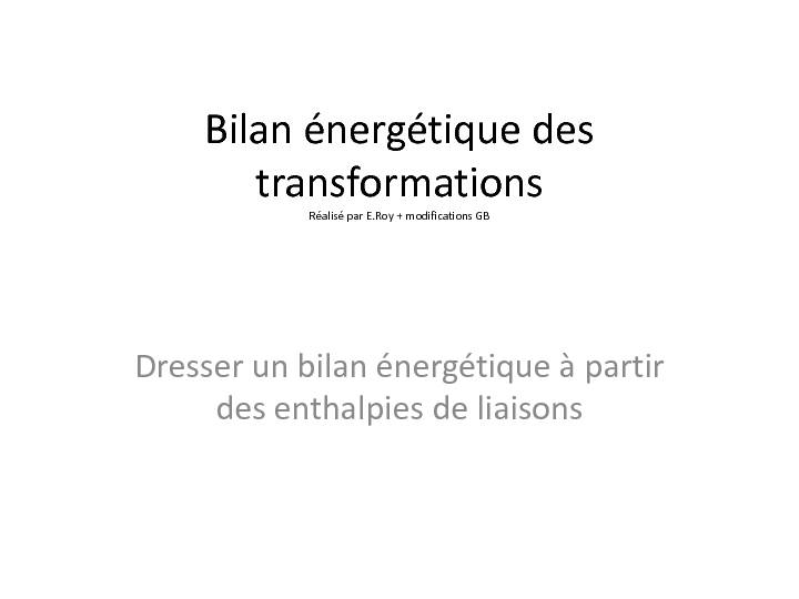 Searches related to bilan energetique d une combustion filetype:pdf