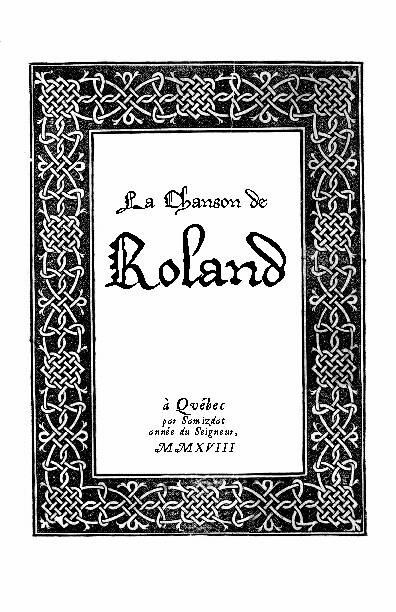 La Chanson de Roland - samizdat