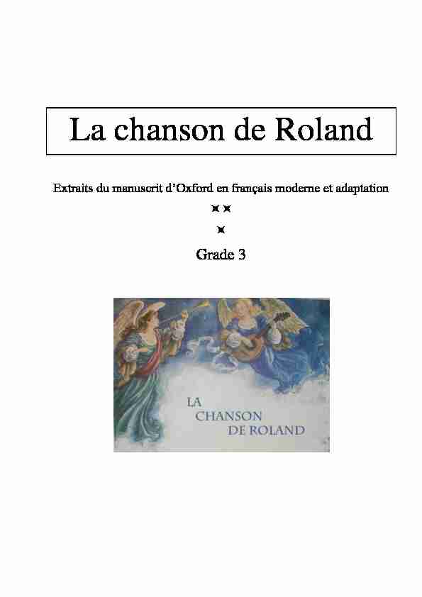 [PDF] La chanson de Roland