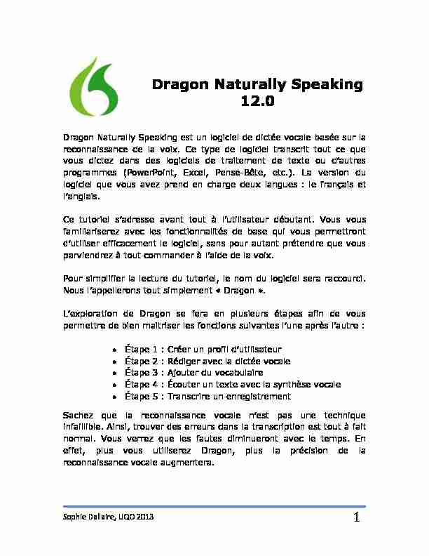 1 Dragon Naturally Speaking 12.0