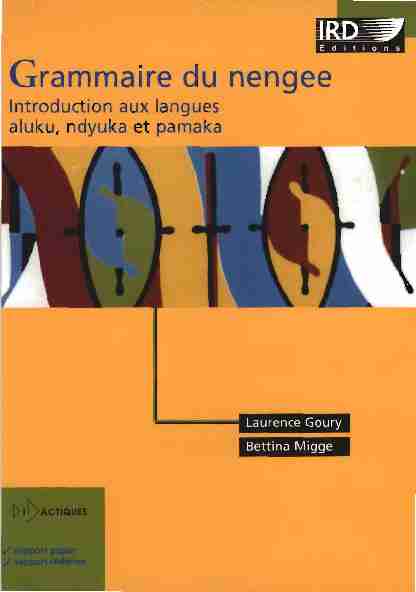 Grammaire du nengee : introduction aux langues aluku ndyuka et