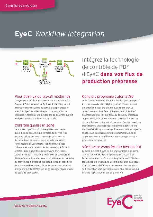Flyer EyeC Workflow Integration
