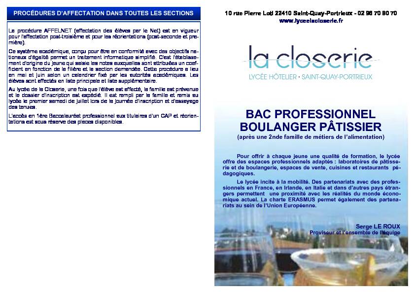 Searches related to bac pro boulangerie patisserie coefficient filetype:pdf