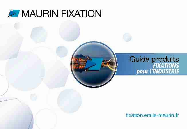 [PDF] Guide produits industrie - EMILE MAURIN FIXATION