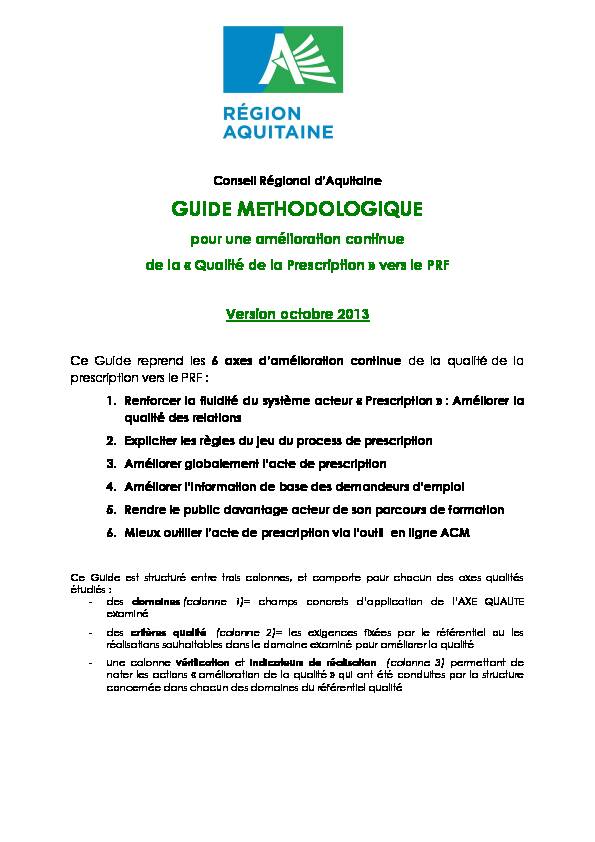 Conseil Régional d’Aquitaine